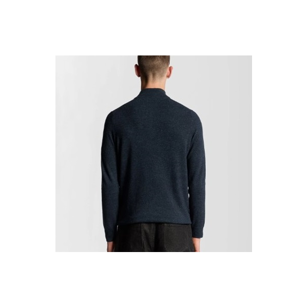 LYLE & SCOTT JERSEY LAMBSWOOL BLEND QUARTER ZIP