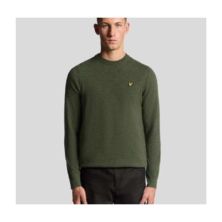 LYLE & SCOTT JERSEY LAMBSWOOL BLEND CREW NECK