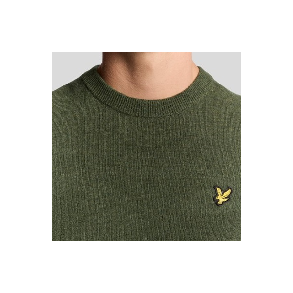 LYLE & SCOTT JERSEY LAMBSWOOL BLEND CREW NECK