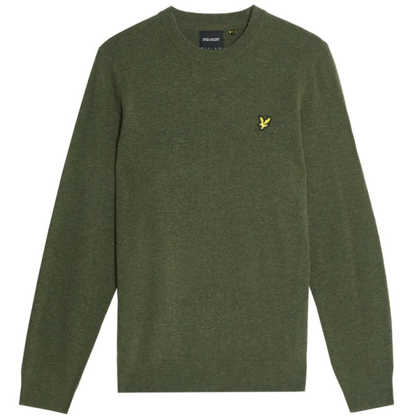 LYLE & SCOTT JERSEY LAMBSWOOL BLEND CREW NECK