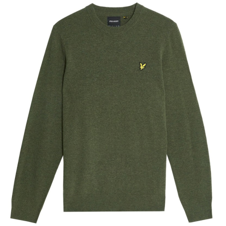 LYLE & SCOTT JERSEY LAMBSWOOL BLEND CREW NECK