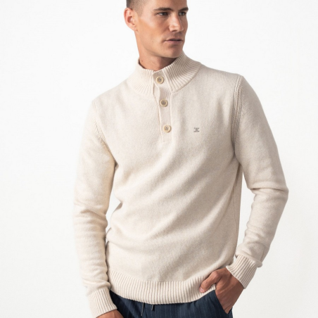 ETIEM JERSEY CUELLO ALTO CIERRE BOTONES