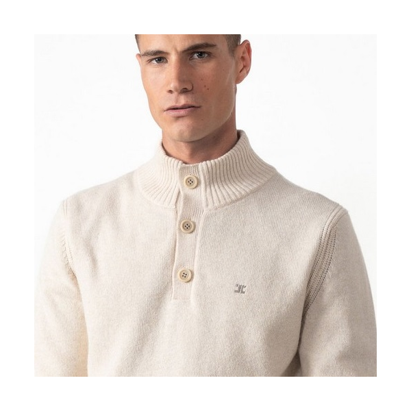 ETIEM JERSEY CUELLO ALTO CIERRE BOTONES