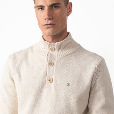 ETIEM JERSEY CUELLO ALTO CIERRE BOTONES