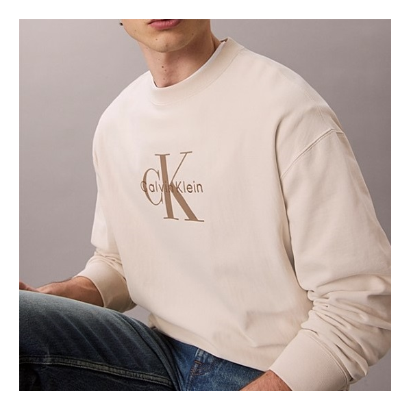 CALVIN KLEIN SUDADERA HOLGADA CUELLO REDONDO