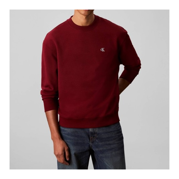 CALVIN KLEIN SUDADERA LS EU 350TERRY MONOG