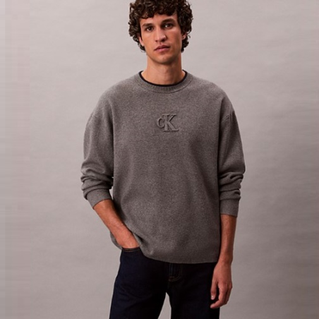 CALVIN KLEIN JERSEY HOLGADO DE CUELLO REDONDO