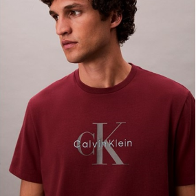 CALVIN KLEIN CAMISETA MONOLOGO CUELLO REDONDO 2
