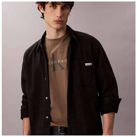 CALVIN KLEIN CAMISETA MONOLOGO CUELLO REDONDO