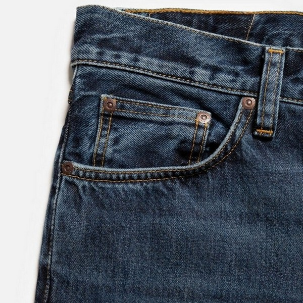 NUDIE JEANS STEADY EDDIE II BLUE SOIL