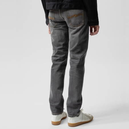 NUDIE JEANS STEADY EDDIE GREY CROSS HATCH
