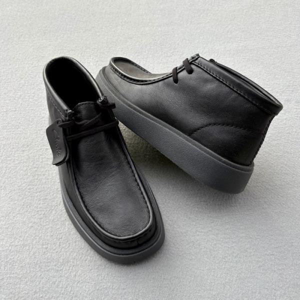 CLARKS BOTIN TORVIEW HI BROWN LEATHER