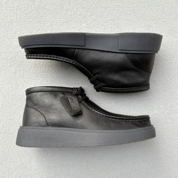 CLARKS BOTIN TORVIEW HI BROWN LEATHER