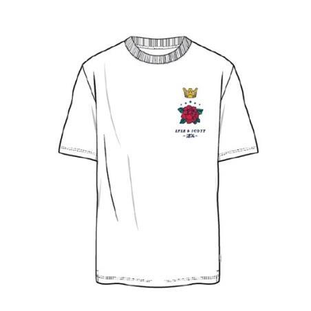 LYLE & SCOTT CAMISETA RELAXED ROSE AND CROWN.