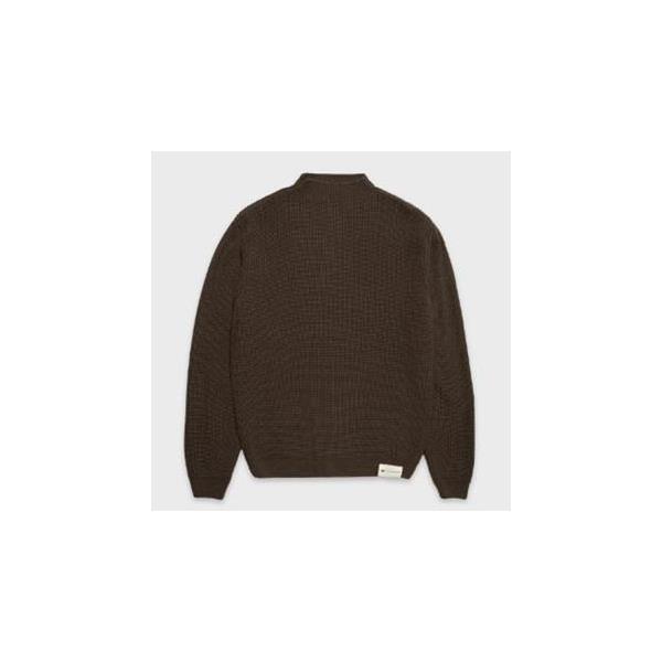 CAT JERSEY HALF NECK RIBBED KNIT