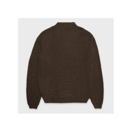 CAT JERSEY HALF NECK RIBBED KNIT