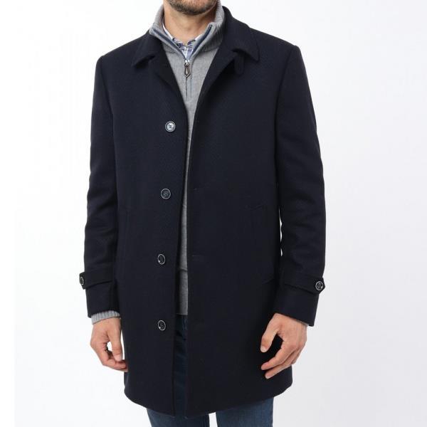 FLORENTINO ABRIGO LANA BICOLOR