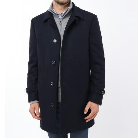 FLORENTINO ABRIGO LANA BICOLOR