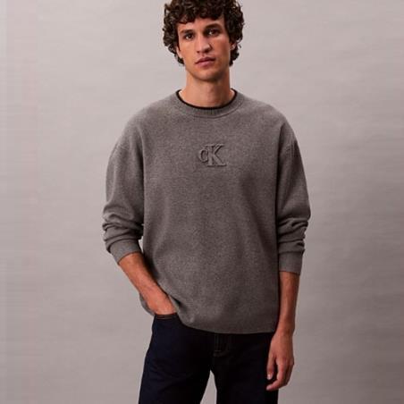 CALVIN KLEIN JERSEY HOLGADO DE CUELLO REDONDO