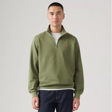 LEVI'S® SUDADERA ORIGINAL HM 1/4 ZIP MOSS OLIVE