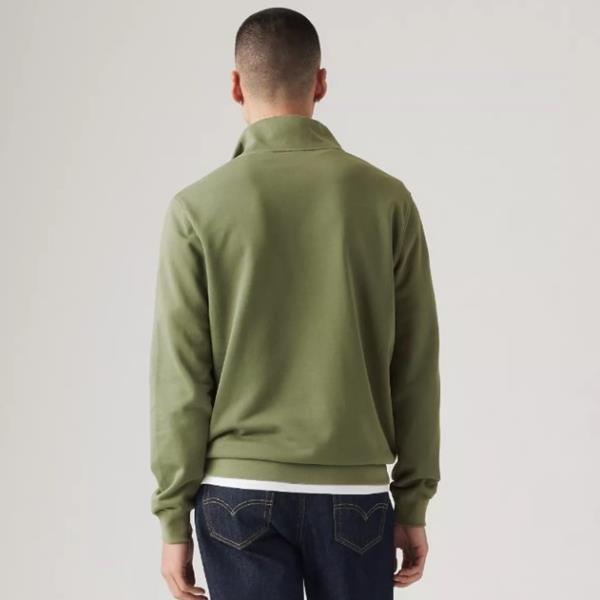 LEVI'S® SUDADERA ORIGINAL HM 1/4 ZIP MOSS OLIVE