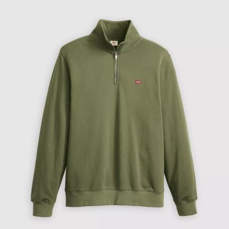 LEVI'S® SUDADERA ORIGINAL HM 1/4 ZIP MOSS OLIVE