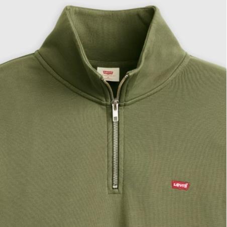 LEVI'S® SUDADERA ORIGINAL HM 1/4 ZIP MOSS OLIVE