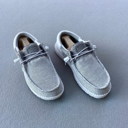 HEY DUDE ZAPATO WALLI STONE WHITE