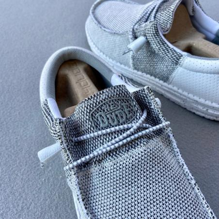 HEY DUDE ZAPATO WALLI STONE WHITE