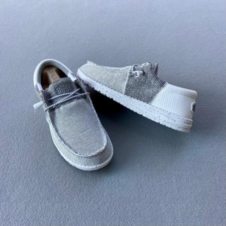 HEY DUDE ZAPATO WALLI STONE WHITE