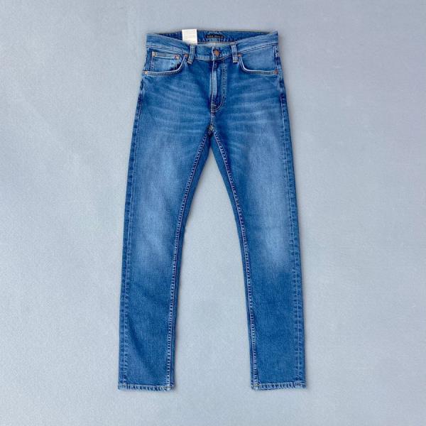 NUDIE JEANS LEAN DEAN BLUE MUD