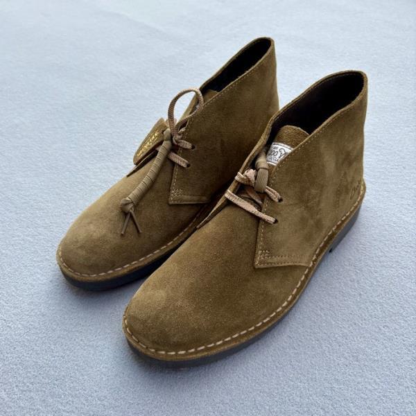 CLARKS DESERT BOOT EVO OLIVE SUEDE