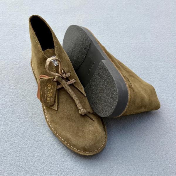 CLARKS DESERT BOOT EVO OLIVE SUEDE