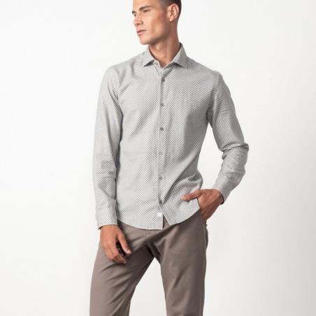 ETIEM CAMISA SLIM FIT ESTAMPADA