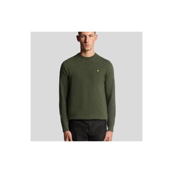LYLE & SCOTT JERSEY LAMBSWOOL BLEND CREW NECK