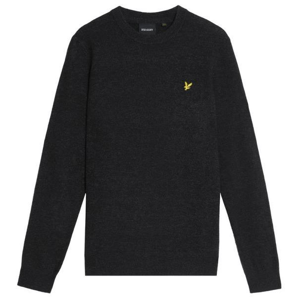 LYLE & SCOTT JERSEY LAMBSWOOL BLEND CREW NECK