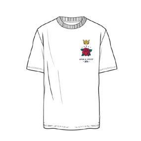 LYLE & SCOTT CAMISETA RELAXED ROSE AND CROWN.