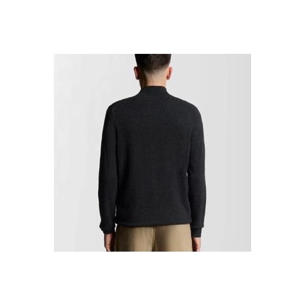 LYLE & SCOTT JERSEY LAMBSWOOL BLEND QUARTER ZIP
