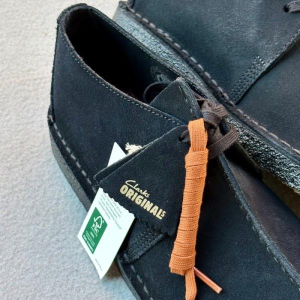 CLARKS BOTIN DESERT TREK BLACK SUEDE