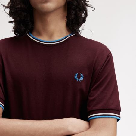 FRED PERRY CAMISETA CON FRANJAS + MÁS  COLORES