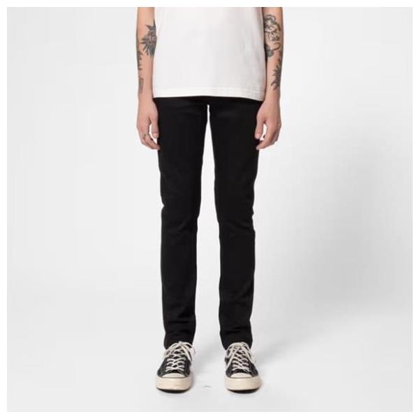NUDIE JEANS LEAN DEAN - EVER BLACK