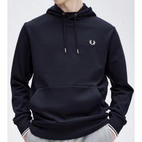 FRED PERRY SUDADERA CON CAPUCHA MARINO