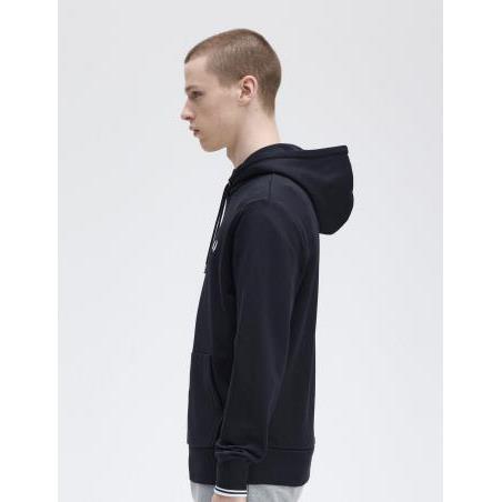 FRED PERRY SUDADERA CON CAPUCHA MARINO