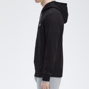 FRED PERRY SUDADERA CON CAPUCHA NEGRA 2