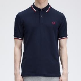FRED PERRY POLO TWIN TIPPED  +MÁS COLORES 2