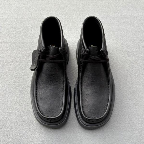 CLARKS BOTIN TORVIEW HI BLACK LEATHER