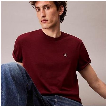 CALVIN KLEIN CAMISETA HOLGADA MONOGRAMA BORDADO