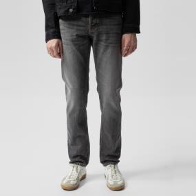 NUDIE JEANS STEADY EDDIE GREY CROSS HATCH