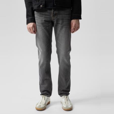 NUDIE JEANS STEADY EDDIE GREY CROSS HATCH