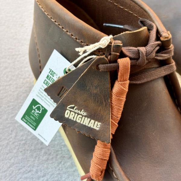CLARKS BOTIN WALLABEE BOOT BEESWAX